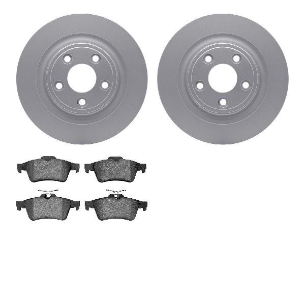 2006-2008 Jaguar S-Type Disc Brake Kit - Rear (Dynamic Friction)