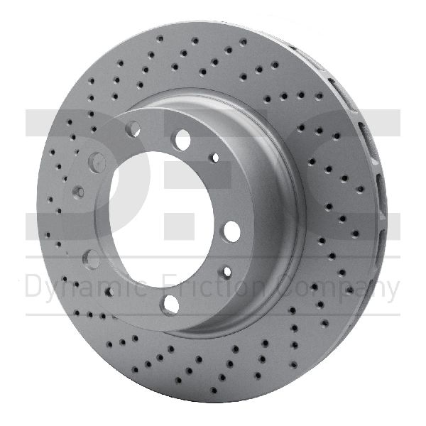 1982-1989 Porsche 911 Disc Brake Rotor - Rear Left (Dynamic Friction)