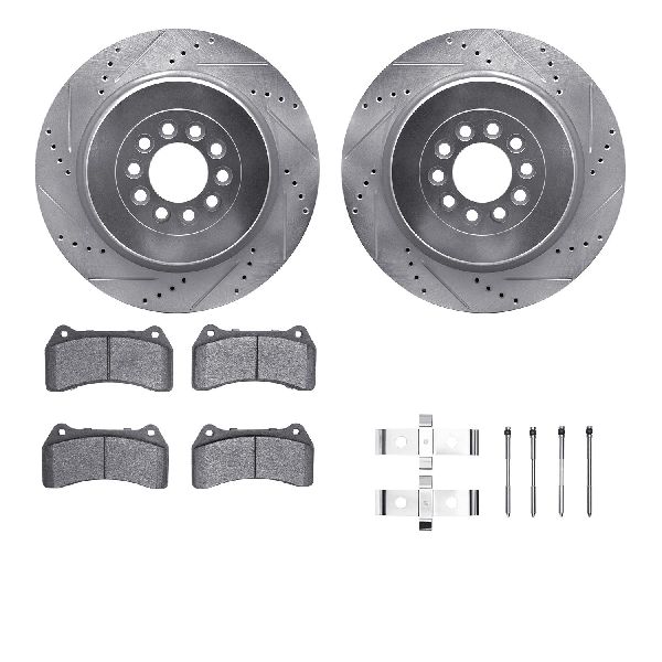2003-2005 Jaguar S-Type Disc Brake Kit - Front (Dynamic Friction)