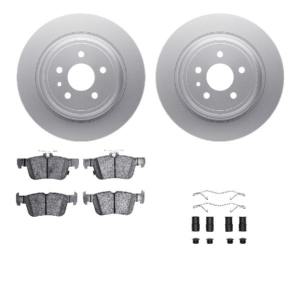 2013-2016 Lincoln MKZ Disc Brake Kit - Rear (Dynamic Friction)