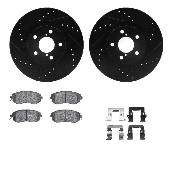 2013-2015 Subaru BRZ Disc Brake Kit - Front (Dynamic Friction)