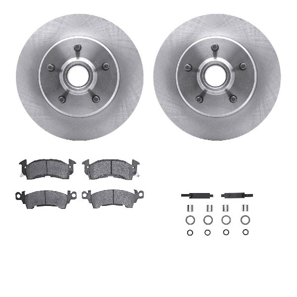 1990-2002 GMC Safari Disc Brake Kit - Front (Dynamic Friction)
