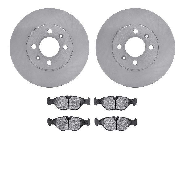 1988-1998 Saab 9000 Disc Brake Kit - Front (Dynamic Friction)