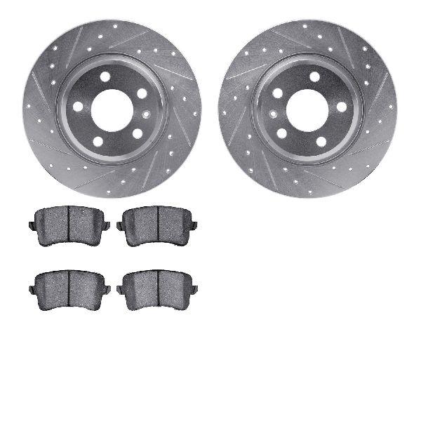 2009-2016 Audi A4 Disc Brake Kit - Rear (Dynamic Friction)