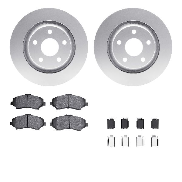 2012-2018 Jeep Wrangler Disc Brake Kit - Front (Dynamic Friction)