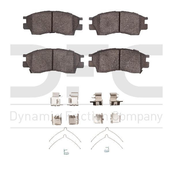 1998-2003 Toyota Sienna Disc Brake Pad Set - Front (Dynamic Friction)