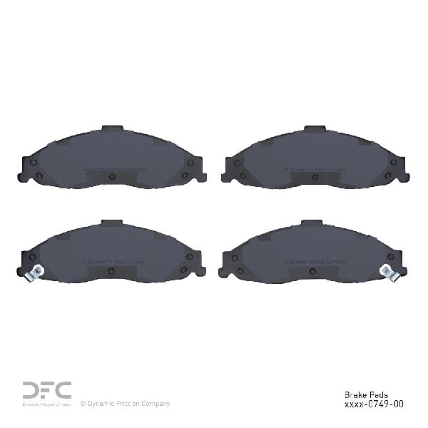 1998-2002 Pontiac Firebird Disc Brake Pad Set - Front (Dynamic Friction)