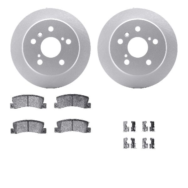 1992-1996 Toyota Camry Disc Brake Kit - Rear (Dynamic Friction)