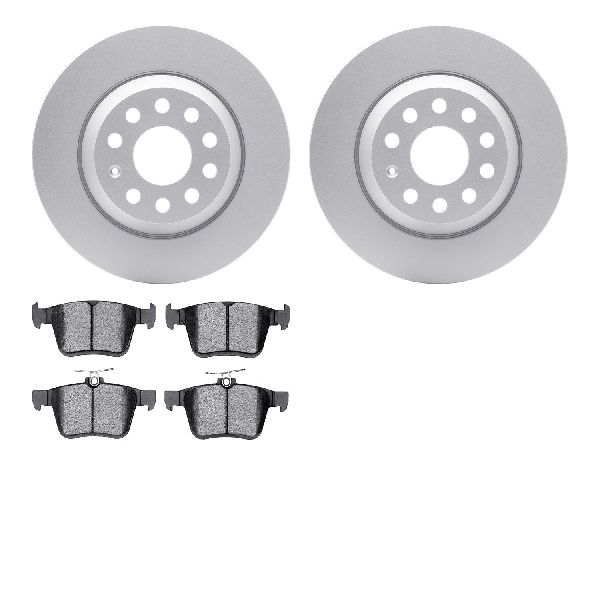 2019-2022 Volkswagen Jetta Disc Brake Kit - Rear (Dynamic Friction)
