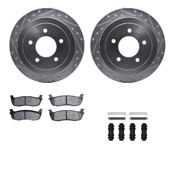 2002 Lincoln Blackwood Disc Brake Kit - Rear (Dynamic Friction)