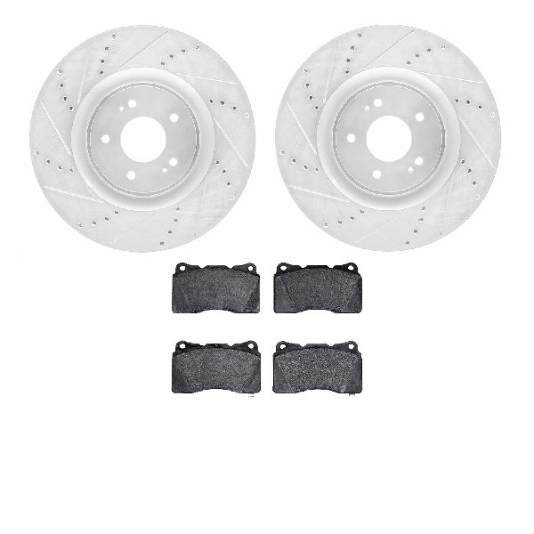 2008-2015 Mitsubishi Lancer Disc Brake Kit - Front (Dynamic Friction)