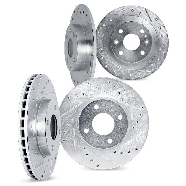 1993-1997 Honda Civic del Sol Disc Brake Rotor Set - Front and Rear (Dynamic Friction)