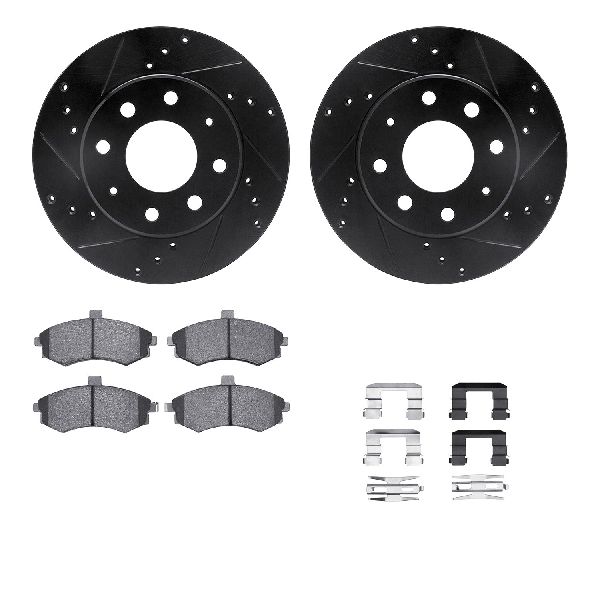 2002-2005 Hyundai Elantra Disc Brake Kit - Front (Dynamic Friction)