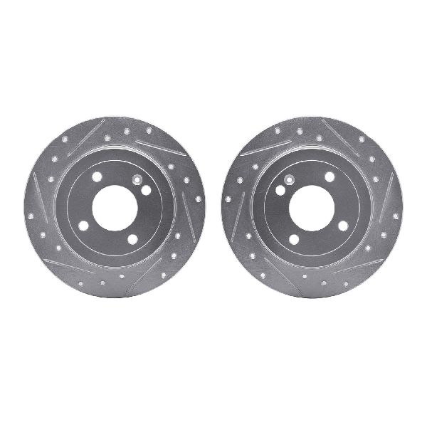 2012-2022 Hyundai Accent Disc Brake Rotor Set - Rear (Dynamic Friction)
