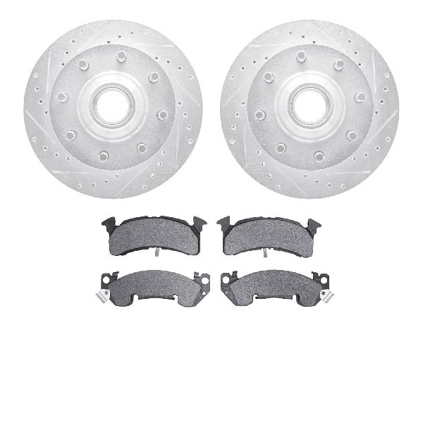 1989 Chevrolet R2500 Disc Brake Kit - Front (Dynamic Friction)