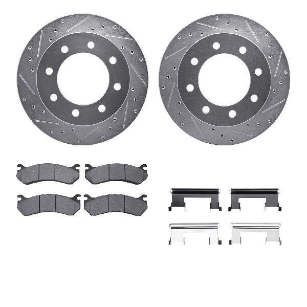 2001-2010 GMC Sierra 2500 HD Disc Brake Kit - Rear (Dynamic Friction)