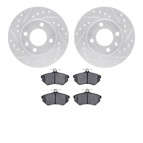 1988 Volkswagen Jetta Disc Brake Kit - Front (Dynamic Friction)