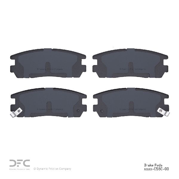 2002-2004 Isuzu Axiom Disc Brake Pad Set - Rear (Dynamic Friction)
