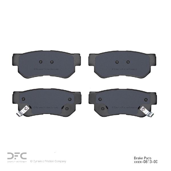 2006-2009 Hyundai Azera Disc Brake Pad Set - Rear (Dynamic Friction)