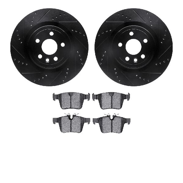 2017-2020 Jaguar F-Pace Disc Brake Kit - Rear (Dynamic Friction)
