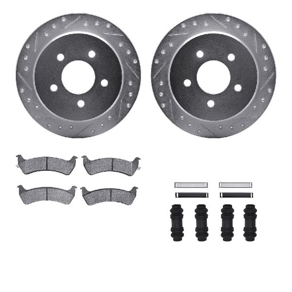 2001-2002 Ford Explorer Sport Disc Brake Kit - Rear (Dynamic Friction)