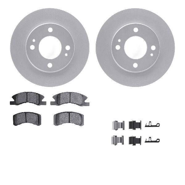 2014-2015 Mitsubishi Mirage Disc Brake Kit - Front (Dynamic Friction)