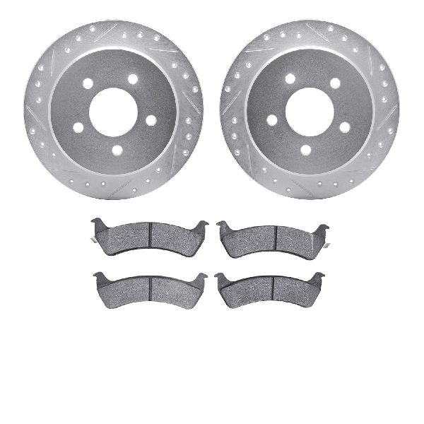 2001-2002 Ford Explorer Sport Disc Brake Kit - Rear (Dynamic Friction)