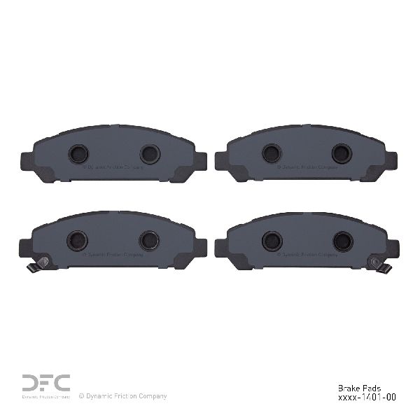 2009-2015 Toyota Venza Disc Brake Pad Set - Front (Dynamic Friction)