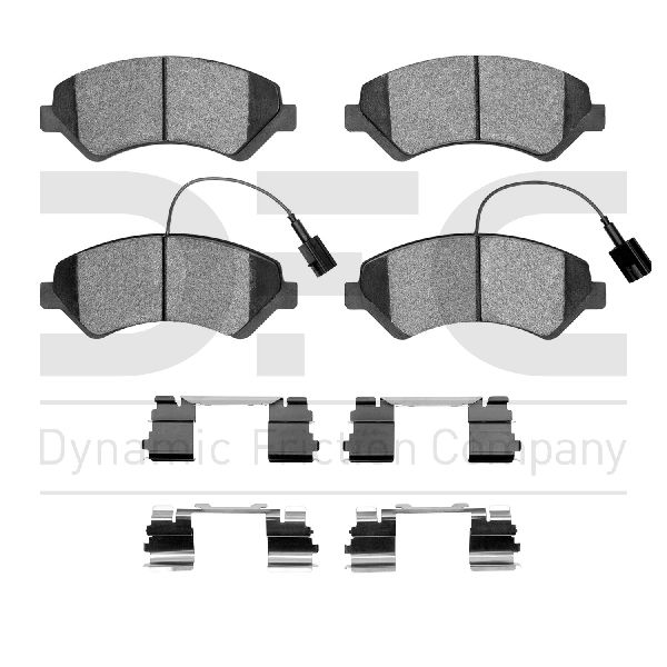 2023-2025 Ram ProMaster 1500 Disc Brake Pad Set - Front (Dynamic Friction)