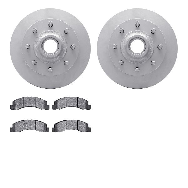 2000-2002 Ford Excursion Disc Brake Kit - Front (Dynamic Friction)
