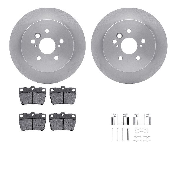 2004-2005 Toyota RAV4 Disc Brake Kit - Rear (Dynamic Friction)