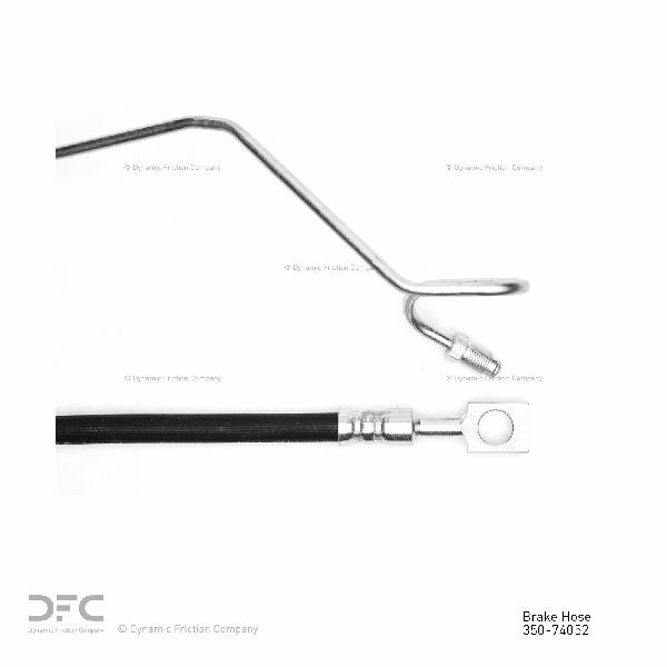 1999-2006 Audi TT Brake Hydraulic Hose - Rear Right Lower (Dynamic Friction)