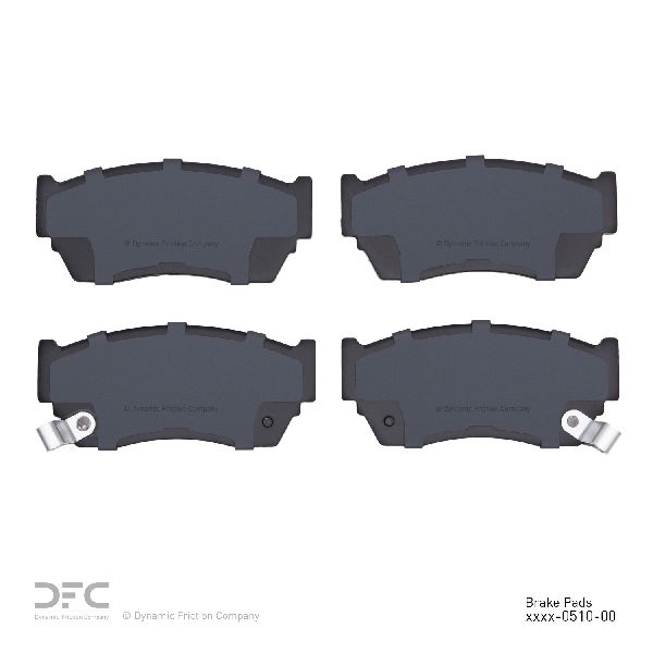 1991-1994 Nissan Sentra Disc Brake Pad Set - Front (Dynamic Friction)