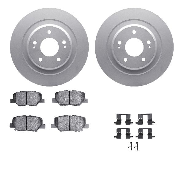2014-2019 Mitsubishi Outlander Disc Brake Kit - Rear (Dynamic Friction)