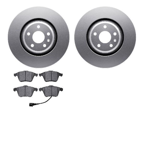 2008-2009 Audi TT Quattro Disc Brake Kit - Front (Dynamic Friction)