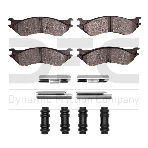 1997 Ford F-250 HD Disc Brake Pad Set - Front (Dynamic Friction)