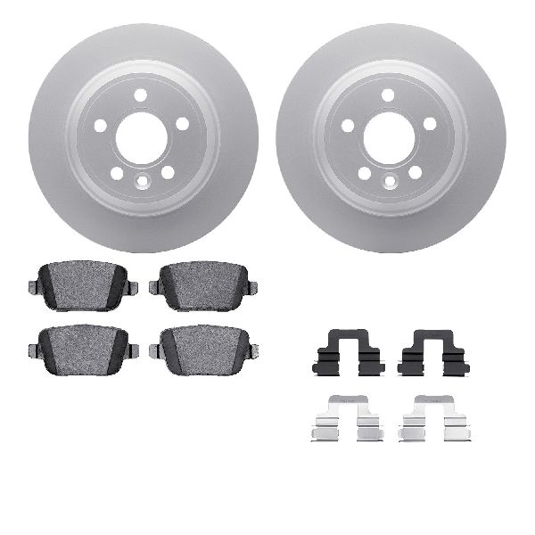 2007-2010 Volvo S80 Disc Brake Kit - Rear (Dynamic Friction)