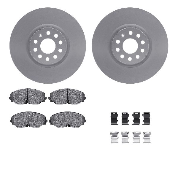 2018-2024 Volkswagen Atlas Disc Brake Kit - Front (Dynamic Friction)
