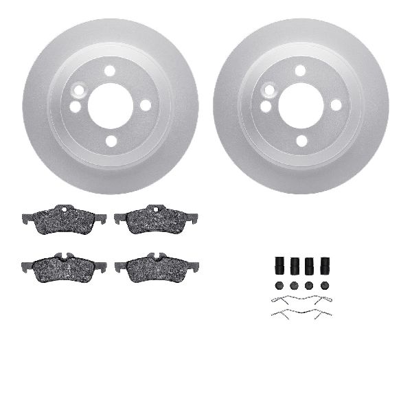 2002-2008 Mini Cooper Disc Brake Kit - Rear (Dynamic Friction)