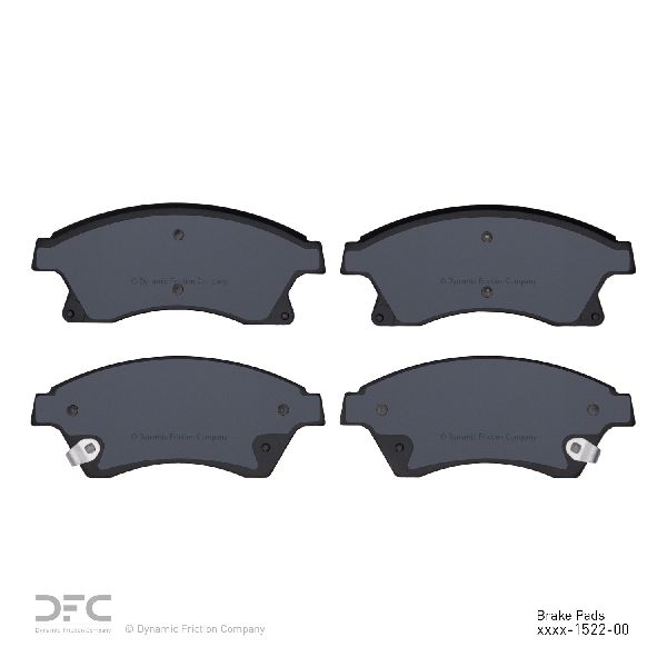 2012-2017 Chevrolet Sonic Disc Brake Pad Set - Front (Dynamic Friction)