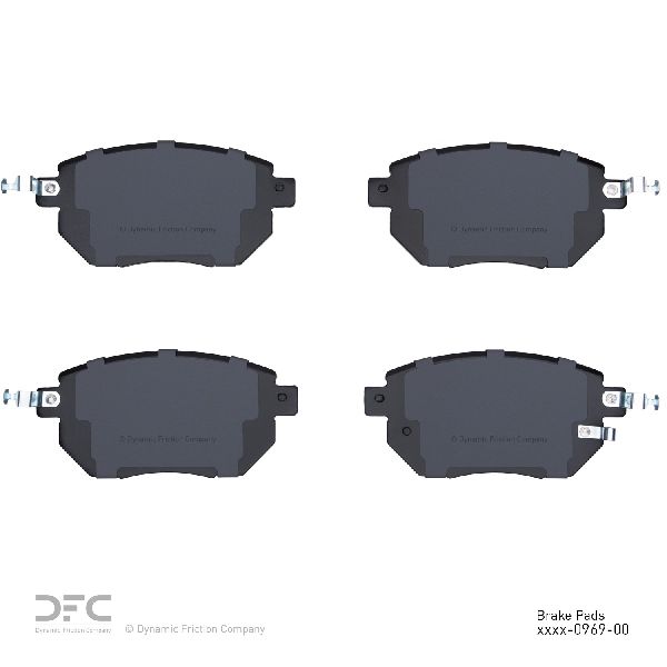 2003-2011 Nissan Murano Disc Brake Pad Set - Front (Dynamic Friction)