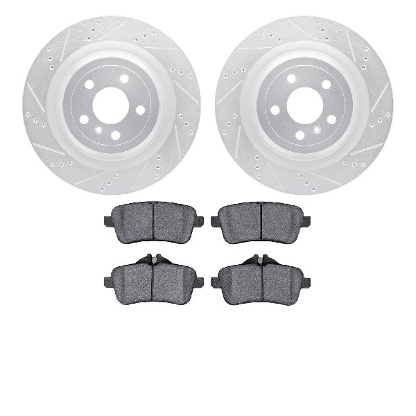 2013-2016 Mercedes-Benz GL550 Disc Brake Kit - Rear (Dynamic Friction)