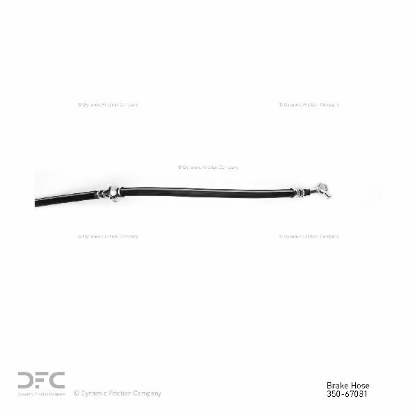 2007-2012 Nissan Sentra Brake Hydraulic Hose - Front Left (Dynamic Friction)