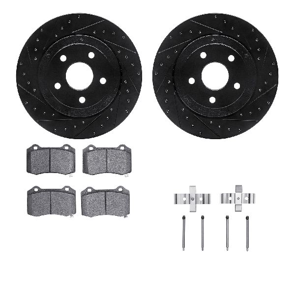 2006-2010 Jeep Grand Cherokee Disc Brake Kit - Rear (Dynamic Friction)