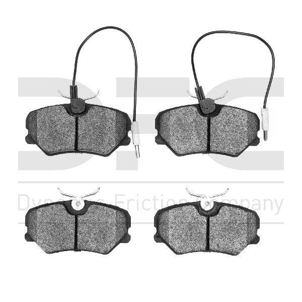 1989-1991 Peugeot 405 Disc Brake Pad Set - Front (Dynamic Friction)