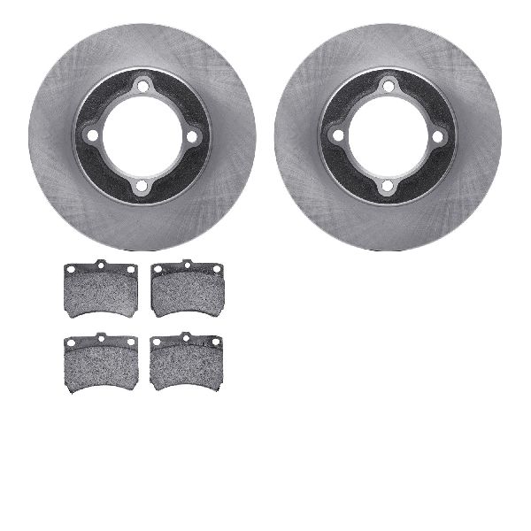 1988-1993 Ford Festiva Disc Brake Kit - Front (Dynamic Friction)