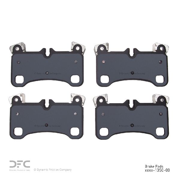 2009-2010 Porsche Cayenne Disc Brake Pad Set - Rear (Dynamic Friction)