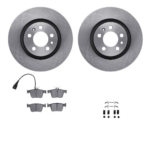 2018-2024 Volkswagen Atlas Disc Brake Kit - Rear (Dynamic Friction)