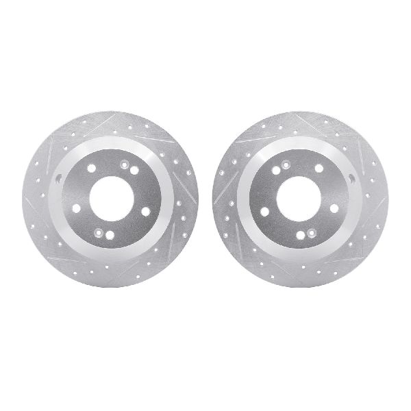 2010-2018 Hyundai Santa Fe Disc Brake Rotor Set - Rear (Dynamic Friction)
