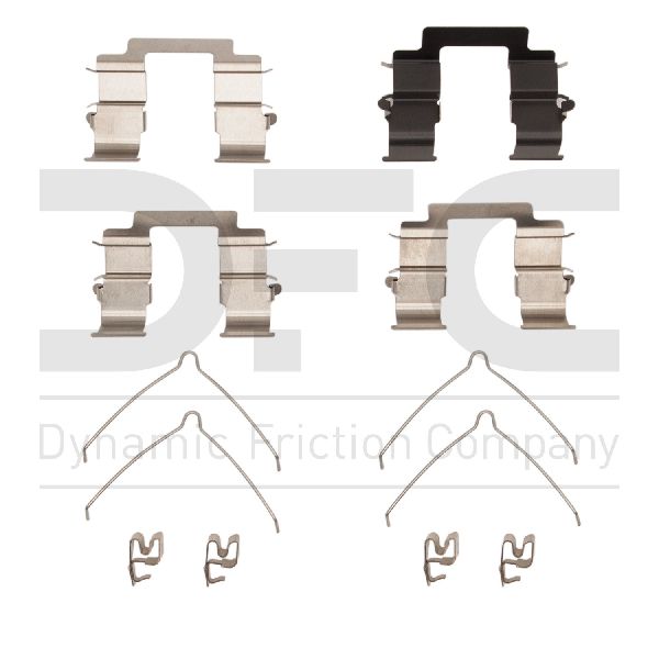 1984-1987 Toyota Cressida Disc Brake Hardware Kit - Rear (Dynamic Friction)